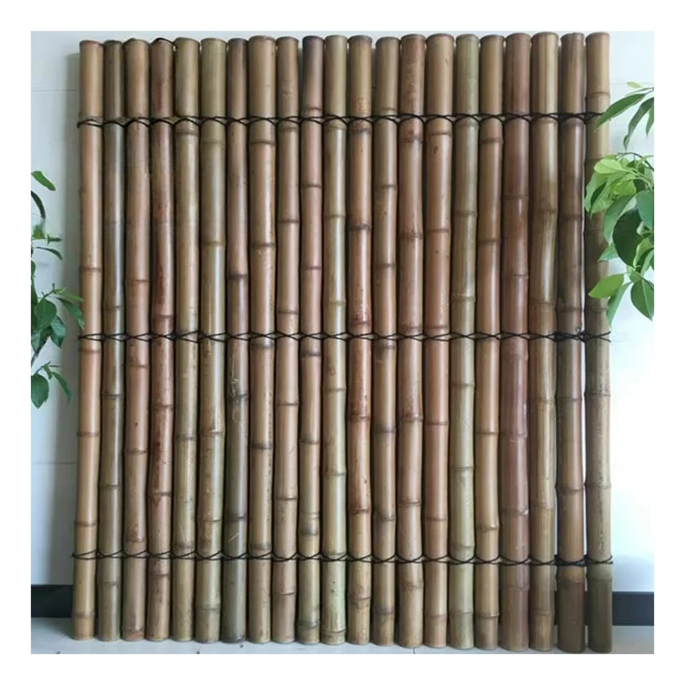 Cheap Designs Big Bamboo Panel Screen Fencing Wall Black Eco-Friendly  Garden Bamboo Panels Privacy Fence