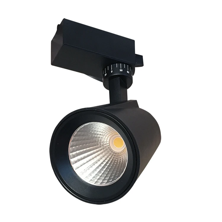 2020 economic type 30w recessed modern led  track light black white color 2700-6500K for residential