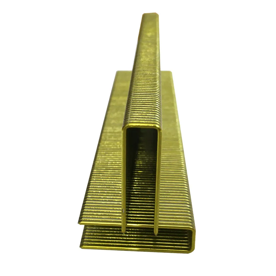 18 gauge 5/16 8.9毫米 crown 92 彩铜镀锌整理中线 staples 92/12