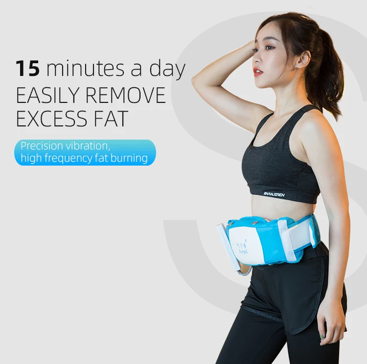 Slimming Massage Belt Fat Burner Body Shake Belt Electric Weight Lose Belt With Heat Function