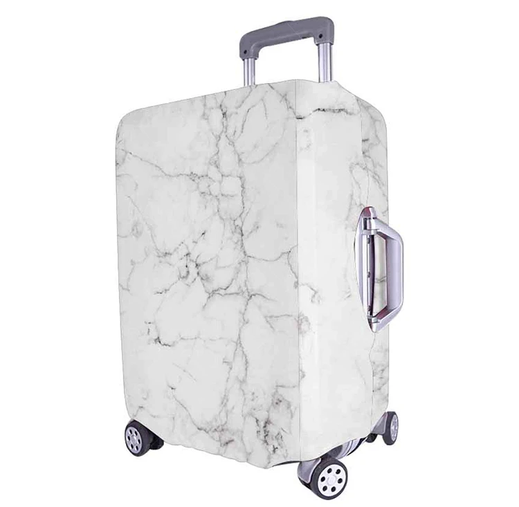 InterestPrint Abstract Marble Stone Travel Luggage Cover Suitcase Baggage Case Fits 18-21 Luggage 