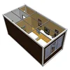 One Bedrooms Modular Container Home Two 20ft Container Together Custom Design Prefab Fabricated Container House