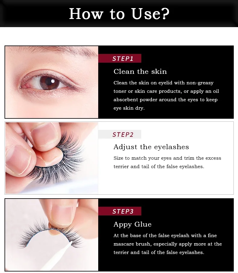 Eyelash Adhesive Glue Pens Free Waterproof Eyelashes Glue Adhesive