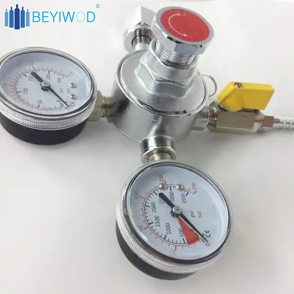 FURVOCHY CGA-320 CO2-Druckminderer – Zweimanometer-Bierregler Für Fass, Brauen & Weinherstellung