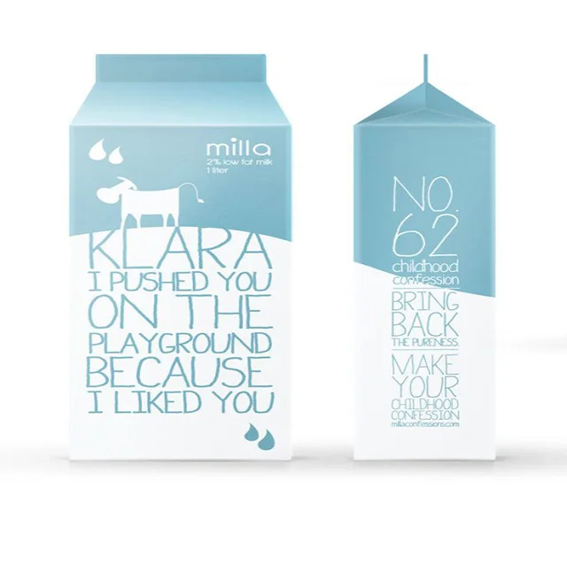 recycled milk package eco-friendly juice box cartons with spout