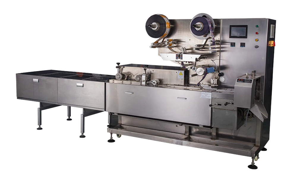 haochi qb600 全自动糖果/巧克力棒喂料包装机