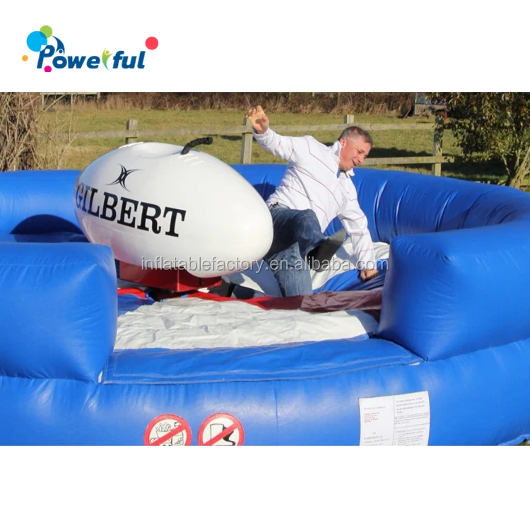 6x6m inflatable rugby game inflatable rodeo rugby ball