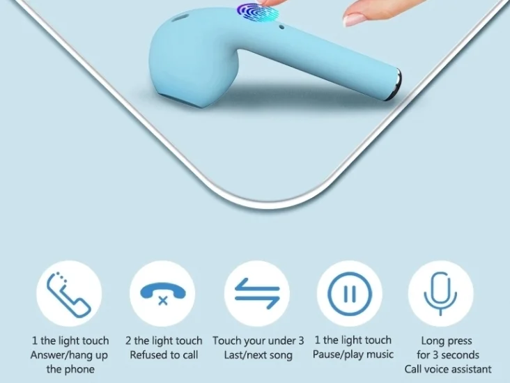 inpods i12 TWS wireless earphone - ANKUX.COM