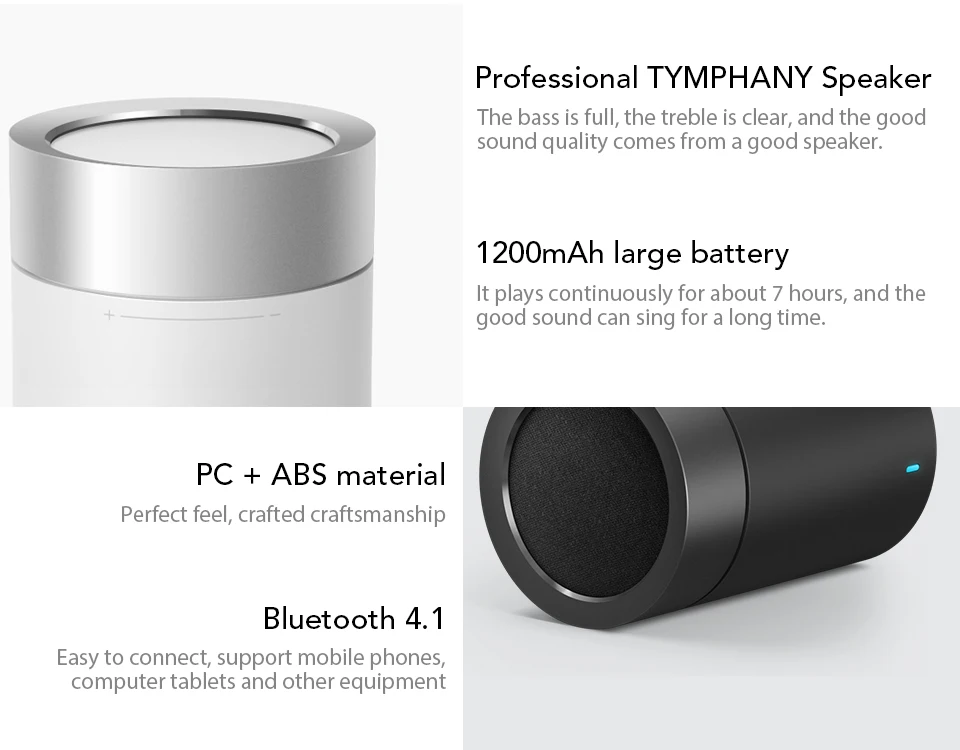 Xiaomi Wireless Bluetooth Speaker Ii 2 Bluetooth 4.1 Metallic Handsfree