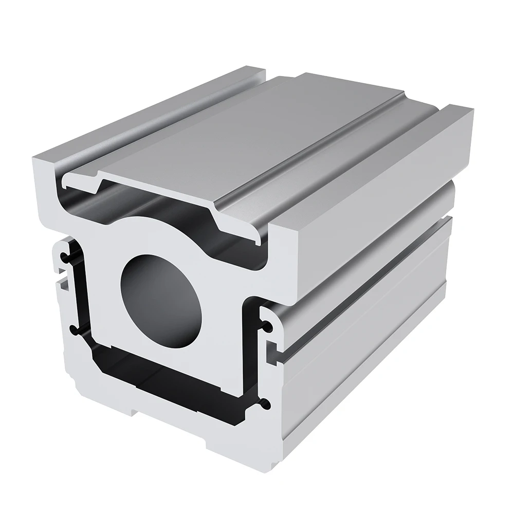 75mm Wide Aluminum Module Semi-Enclosed Screw Belt Linear Stage Motion Platform Manipulator Sliding Table Quality Linear Guides factory