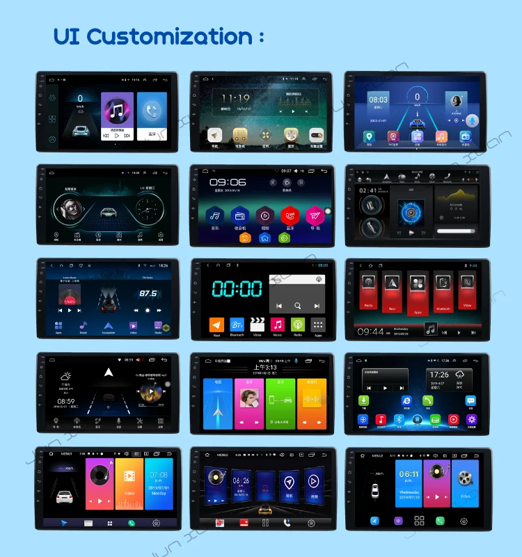 2 Din Android10.0 CAR GPS Stereo Radio Multimedia player navigation GPS For Audi A4L car radio 2008 - 2014