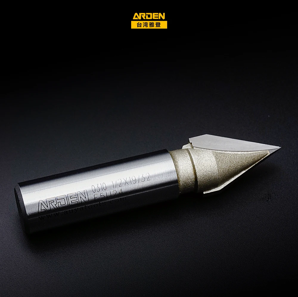 立磨木材用于胶合板0310 v槽路由器钻头cnc木工机钻头