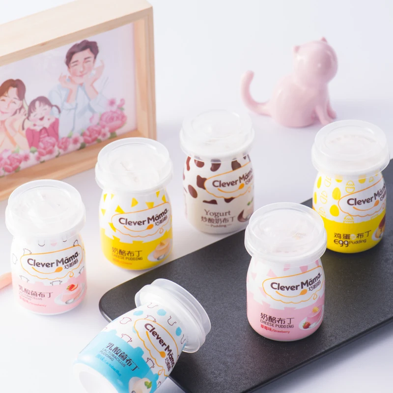 
Chinese Jelly Pudding Snack Mini Bottle Foodstuff 