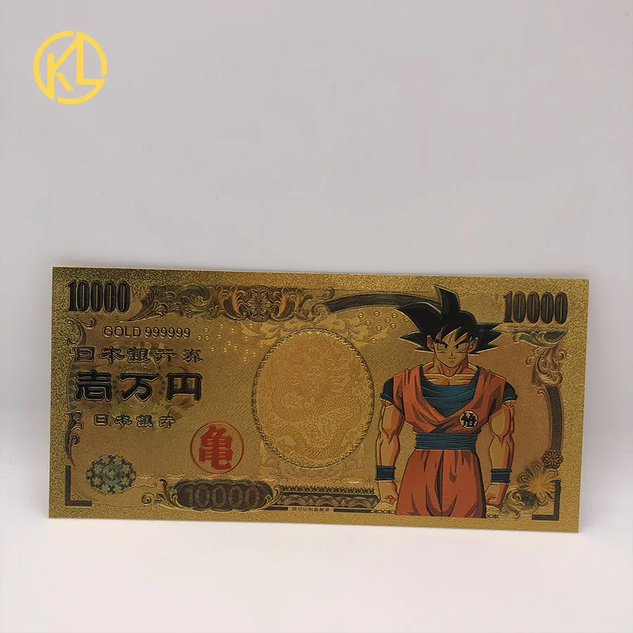 24 KARAT GOLD JAPAN 10000 YEN GIFT BANKNOTE COMES IN ACRYLIC HOLDER-NEW 1993 