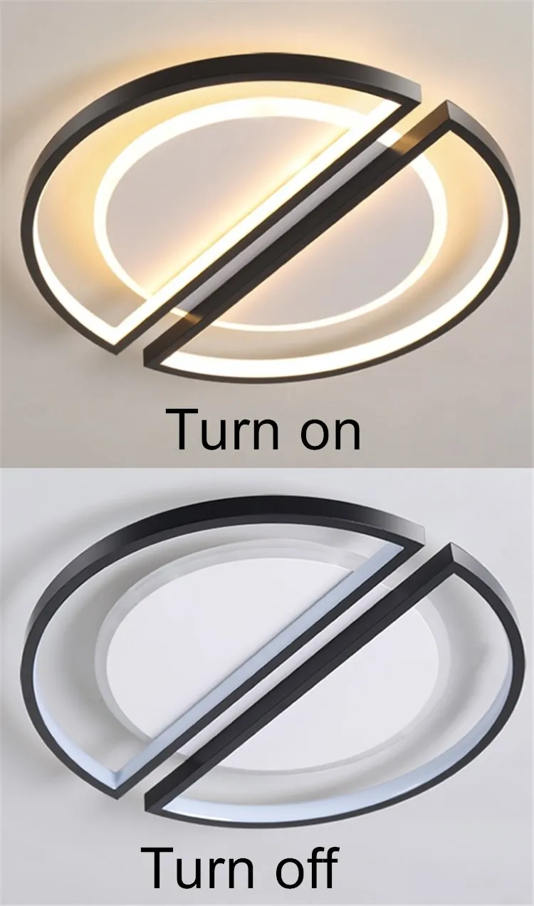 Surface mounted modern led light fixture aluminum ceiling light decorative ceiling light