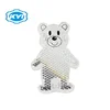 White Factory Supply Super Bright Safety Walking Reflective Reflectors - Bear -KW101
