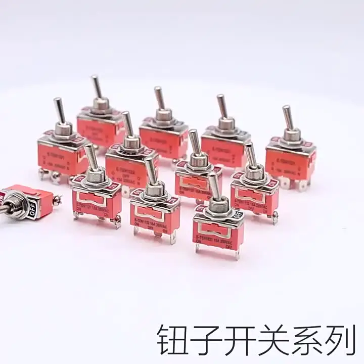 E-TEN 1322 Toggle Switch - 15A, 250VAC, 10000 Mechanical Life