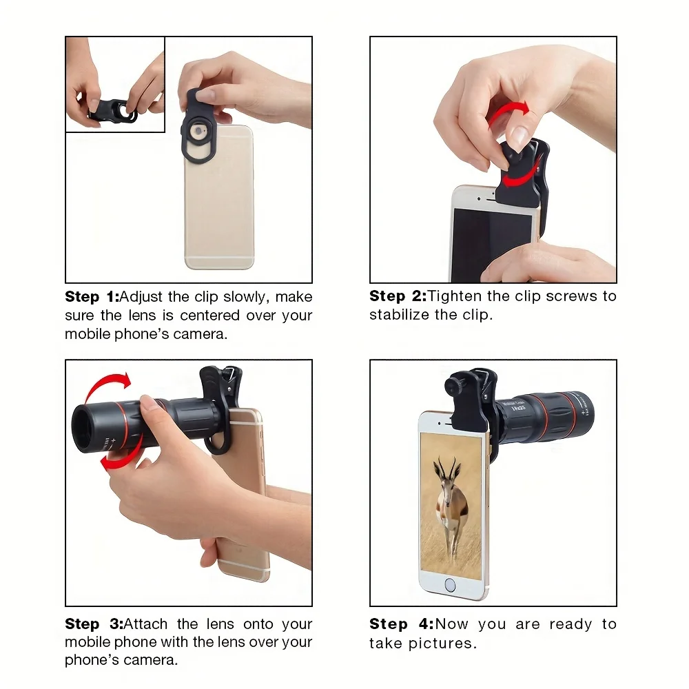 Zoom Mobile Phone Telephoto Lens | Generic 18X25 | Zoom Mobile Phone Telephoto Lens | Generic