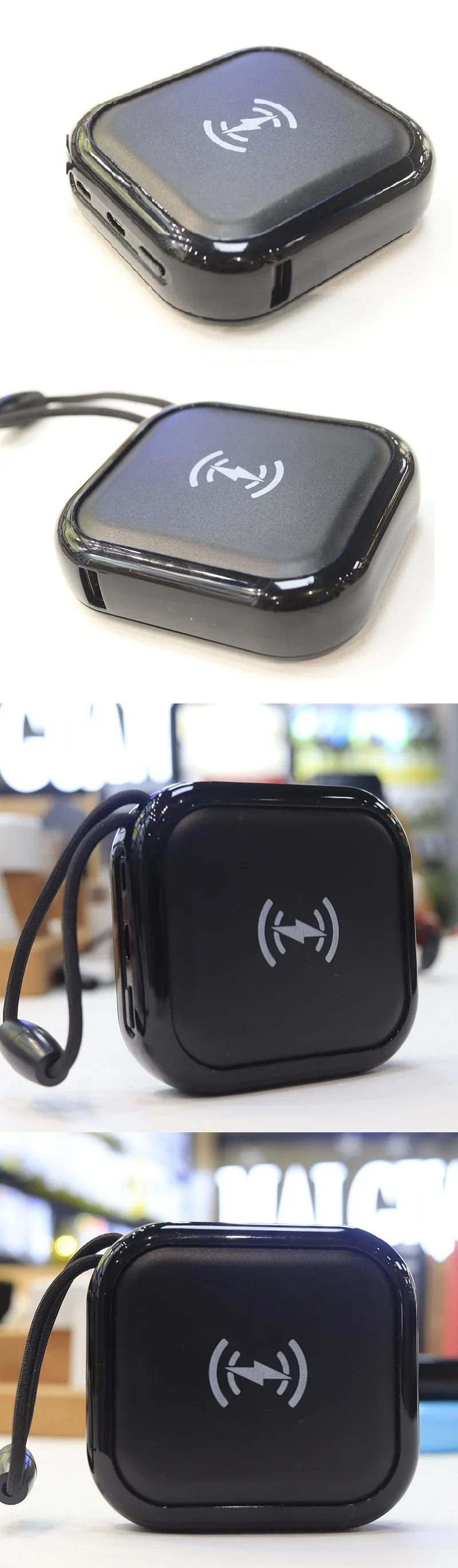 slim wireless power bank 10000mah mini outdoor portable powerbank for sports 10000mah wireless charging - ANKUX.COM