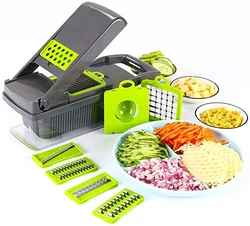 Hot selling kitchen accessories 12-in-1 multifunctional vegetable cutter slicer vegetable chopper