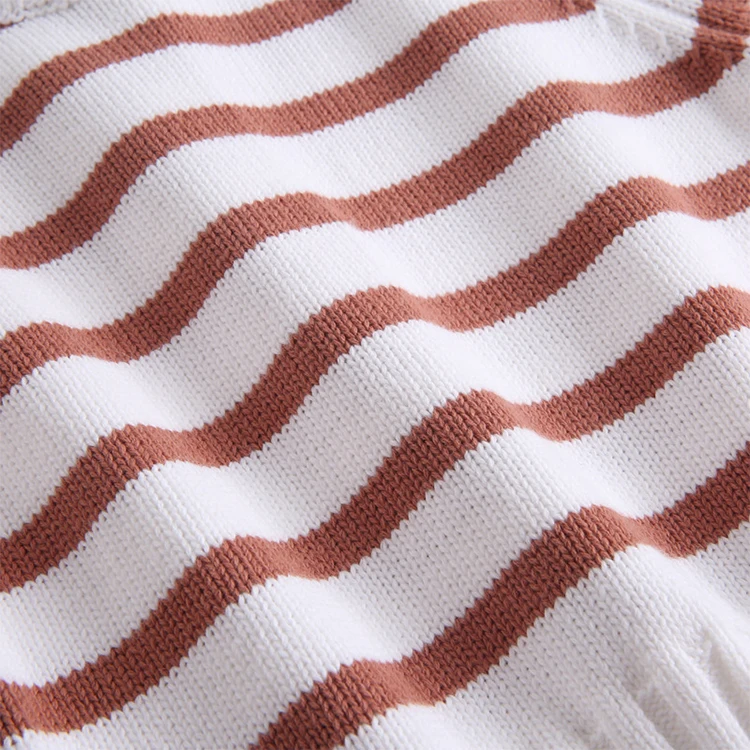 2020 fashionable warm newborn baby clothes cute striped toddler suit clothes