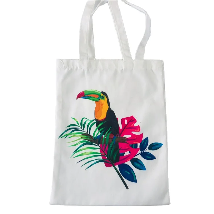 
Tote Bag Cotton Canvas Custom Handbag ECO Shopping Bag with Cartoon printing 