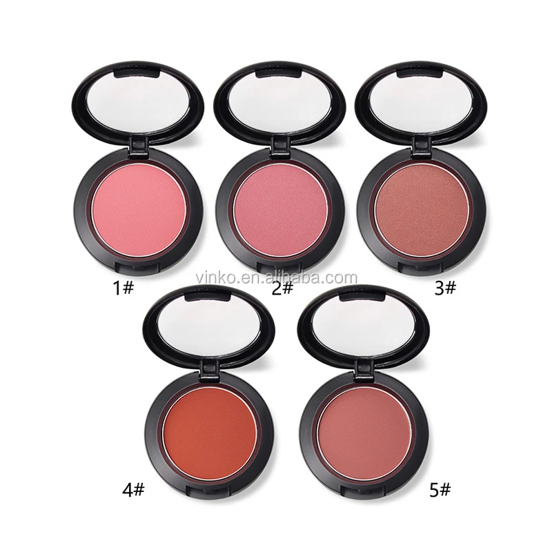 Wholesale 5 Colors Custom Single High Pigment Blush Private Label