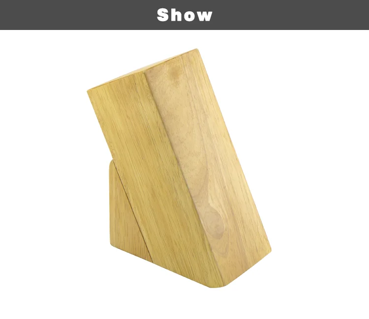 Rubber Wood and  Pine  Wood 5pcs Set Wooden Block with Ventilation Characteristic