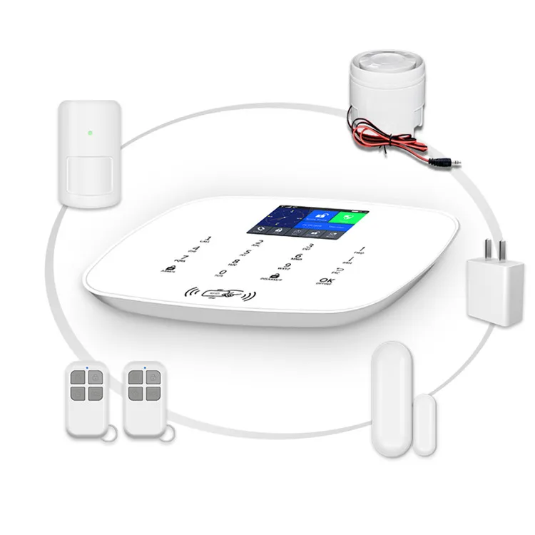 Wifi gsm 3g wireless home house security alarms burglar systems support mobile phone APP control