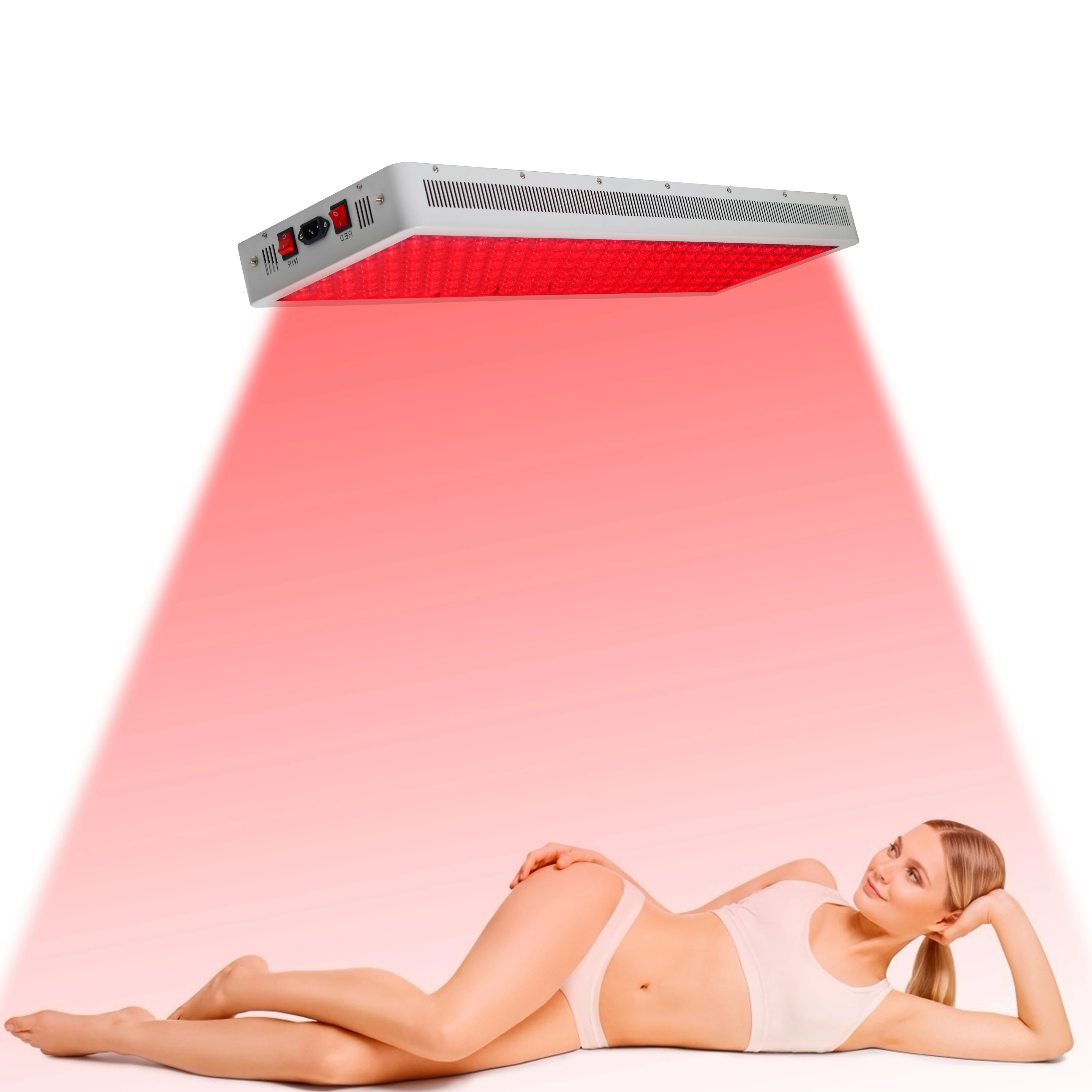 SGROW VIG1500 Waist and Back Pain Full Body Treatment Led Light Therapy 1500W 660nm Red Light Therapy Panel