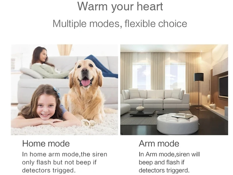 Smart Home Security System with Optional Professional Monitoring Compatible with Alexa DIY Home Security system - ANKUX.COM