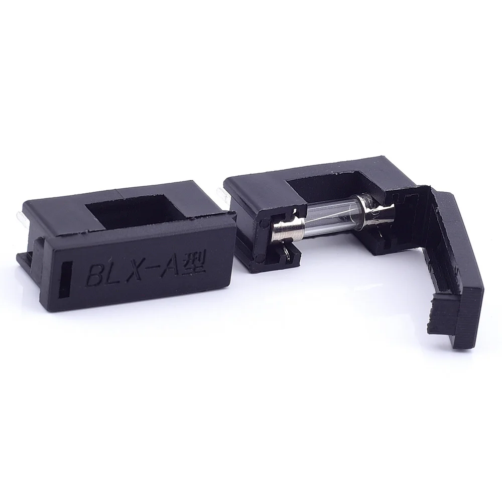 Fuse Holder With Lid Cap 5 x 20mm Block Clip Bracket DIP PCB  BLX-A Type F06 