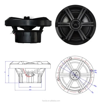 6.5 waterproof motorcycle speakers
