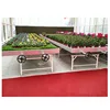 wire mesh rolling nursery growing tunnel greenhouse table