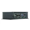 New design fanless industrial pc for wholesales use Atom n2800 cpu with dual LAN six rs232 port run winxp/win7/8/10 system