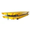 Industrial use heavy duty electric rail handling cart electric flat car for sale