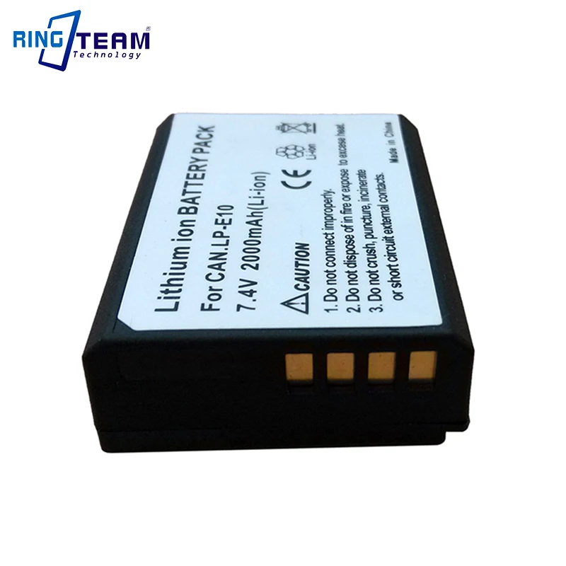 For Canon EOS Rebel T3 T5 T61100D 1200D 1300D EOS  Kiss X50 Camera  7.4V Rechargeable  Battery LPE10  E10  LP-E10 supplier