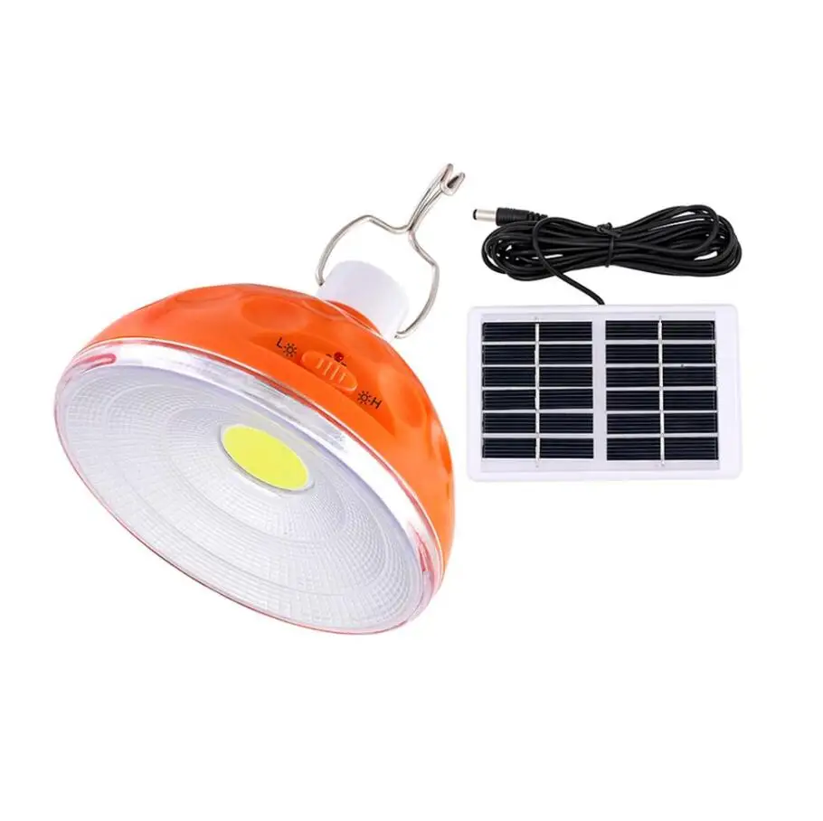 Competitive Price LED Emergency Hanging Solar power charging Lamp Light bulb with solar panel