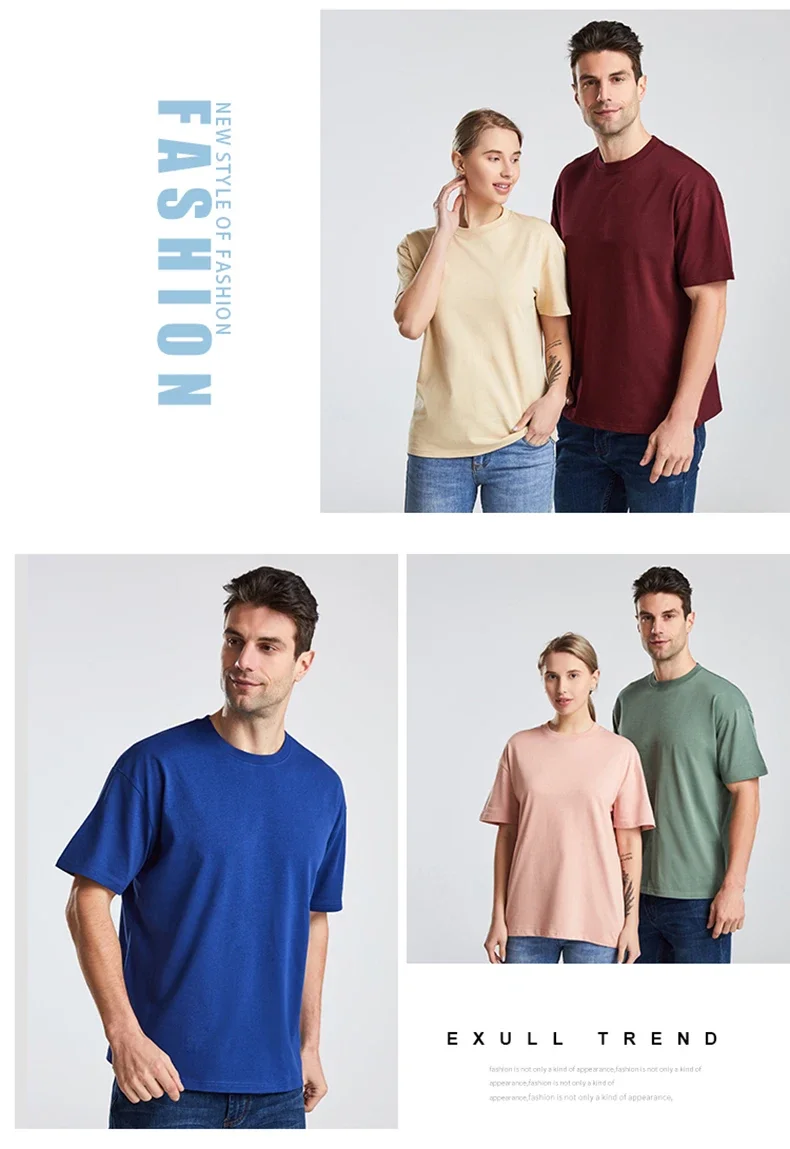 Custom 100%cotton Custom logo 3d-printing  T-shirt Workwear Team Class Clothing  Personality Adverti