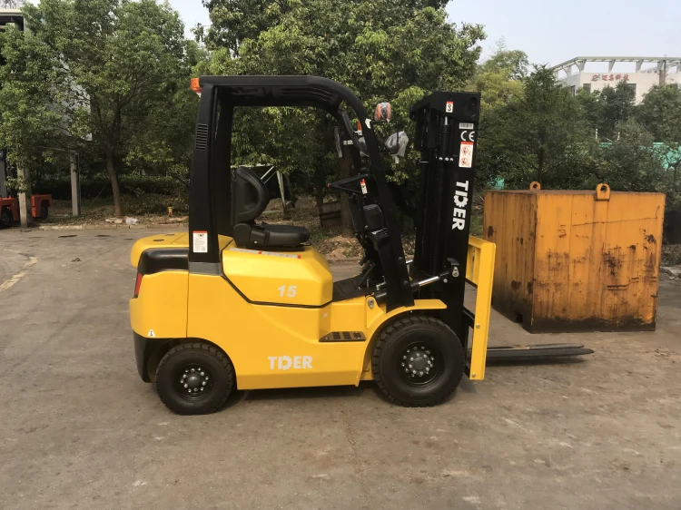 Tder Carretilla Elevadora 1.5t Fork Lift 1.5 Ton Forklift 1.5t 1.5ton