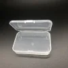 Eco-friendly moistureproof cosmetic packaging reusable rugged rectangle plastic packaging box