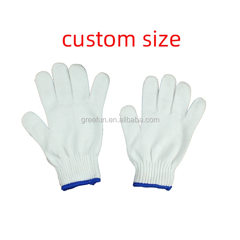 white knit gloves bulk