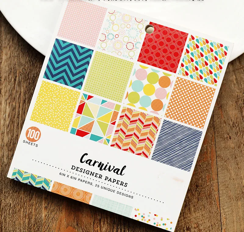 6 X 6in Paper Pad For Scrapbook Photo Album/high Quality Printed Paper