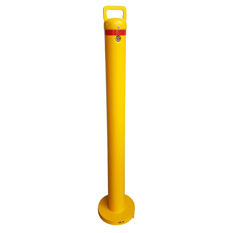 Steel Lockable Road Safety Removable Bollards/ Barrier - Buy Key ...