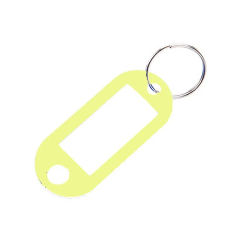 Color Pp Plastic Key Chain Classification Number Tag Luggage Label
