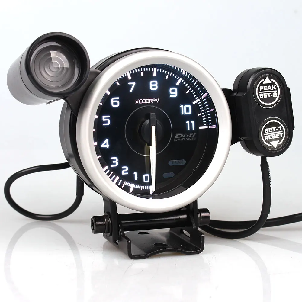 Defi A1 3.75 Inch Tachometer 7 Colors 011000 Rpm Gauge With Shift