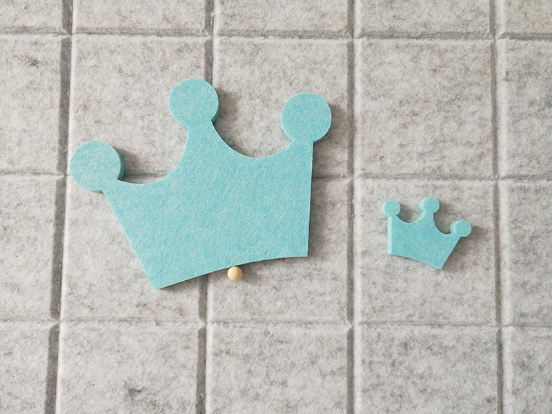 colorful colors cute felt wall sticker