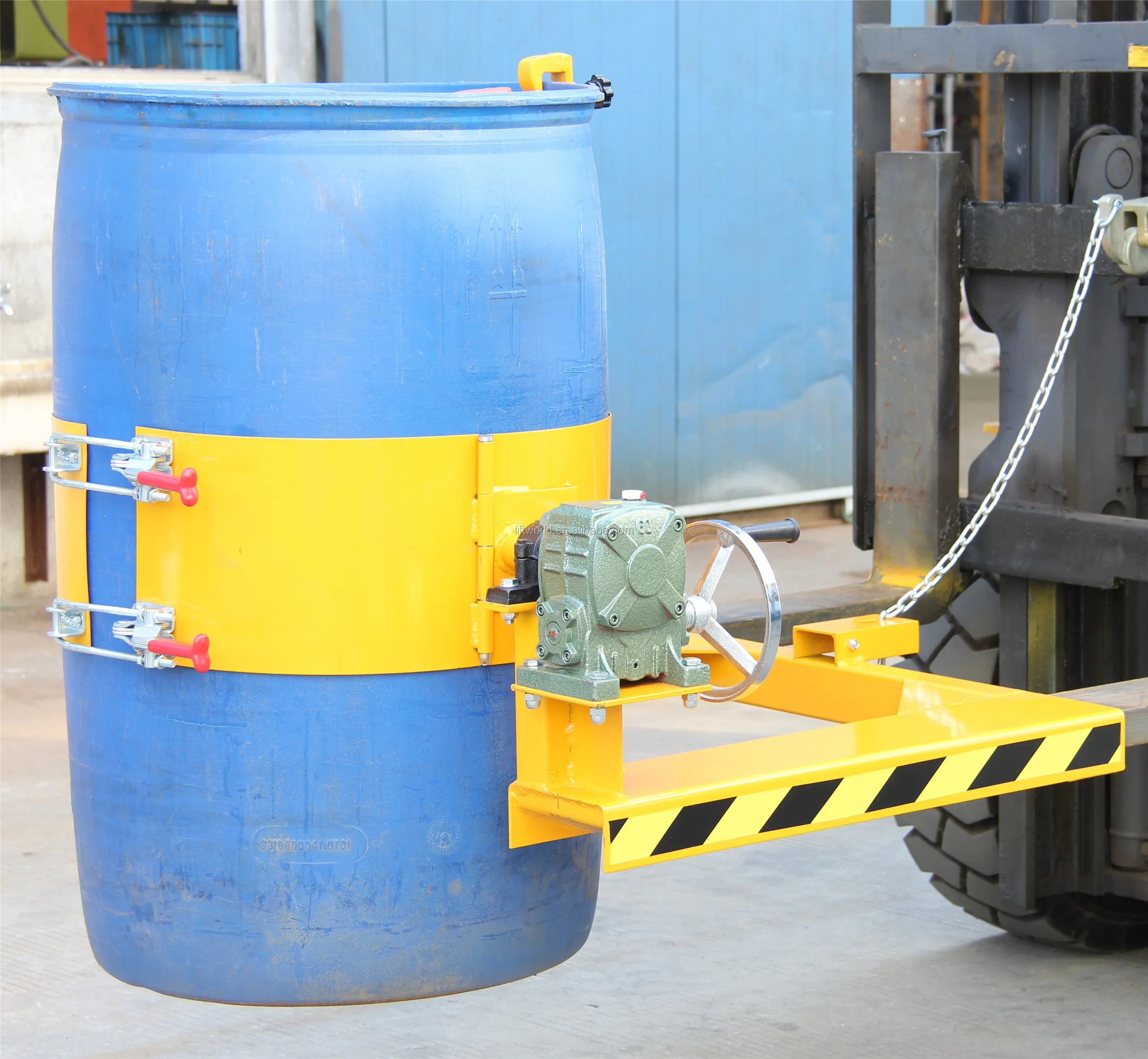 Hk285 Drum Tilter Manual Rotation Fork Mounted Drum Carrier/drum