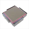 The Gift box is Drawn and Wrapped in Grey Cardboard