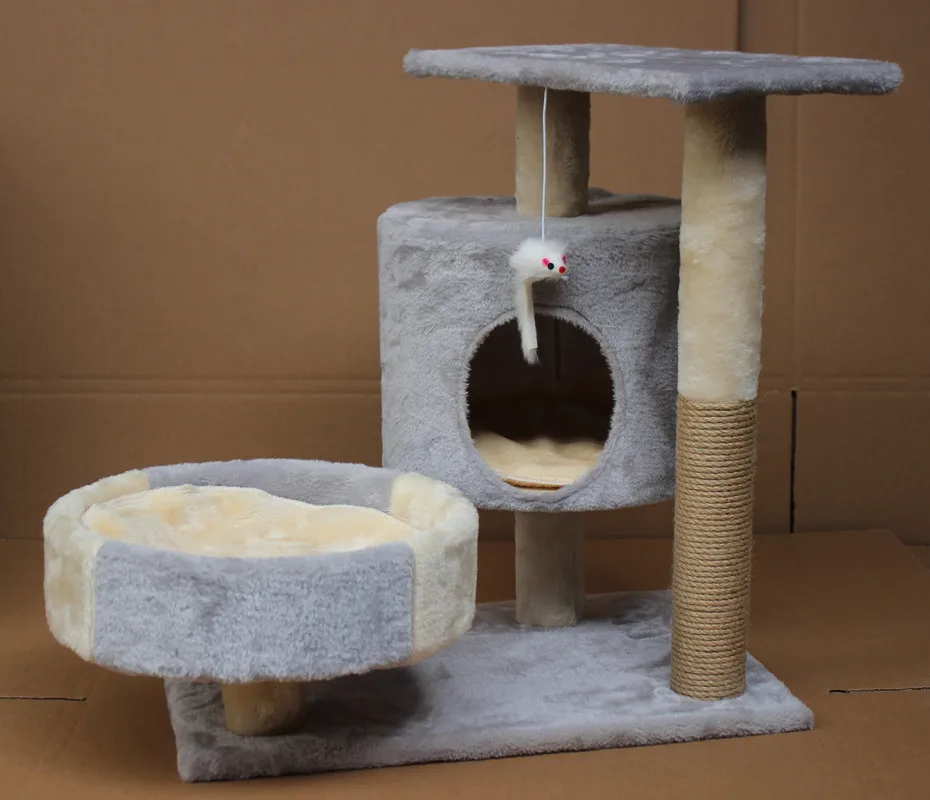 Multilevel High Quality Cat House Condo Cat Climbing Frame For Small